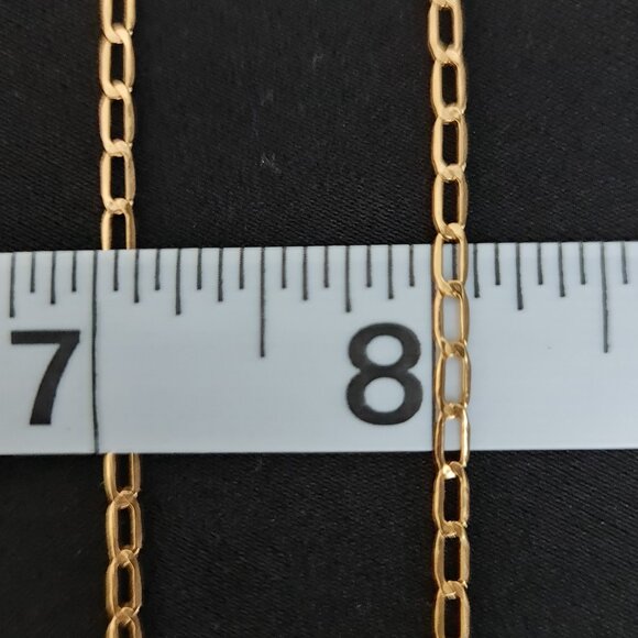 Fine chain necklace 20 inches in 18k real gold - Picture 14 of 14